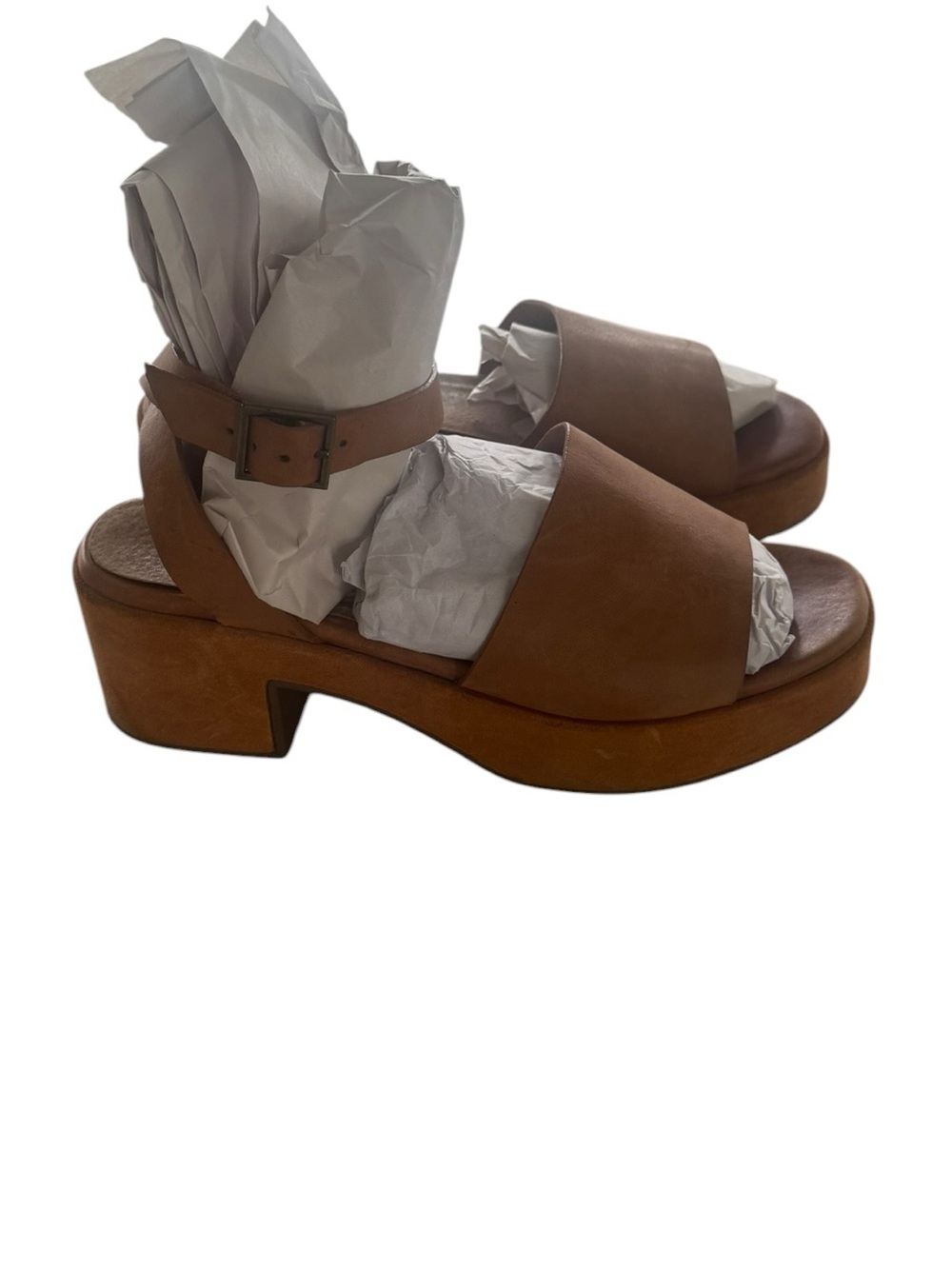 Seychelles Calming Influence Tan Platform Ankle-Strap Sandals - Picture 4 of 8